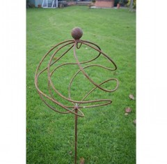 PF Tangle Ball On 4ft Stem Candle Holder/Hook BM/RtR