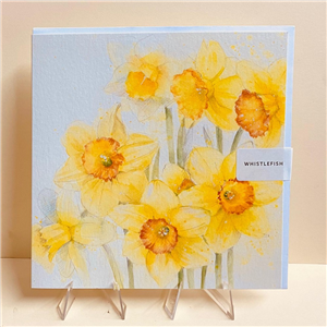 Whistlefish Greeting Card Daffodil 16x16cm