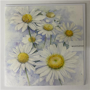 Whistlefish Greeting Card Daisies 16x16cm