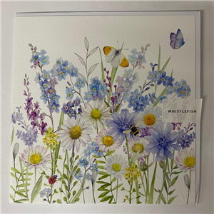 Whistlefish Greeting Card Forget-me-not 16x16cm