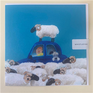 Whistlefish Greeting Card Ram Jam 16x16cm