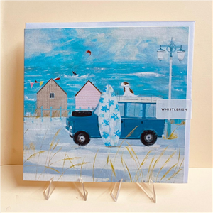 Whistlefish Greeting Card Wandering Rover 16x16cm