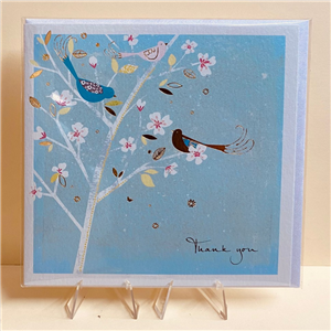 Whistlefish Greeting Card Thank You 16x16cm