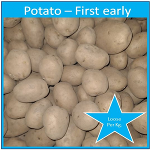 Potato First Early (Loose) Colleen per kg.