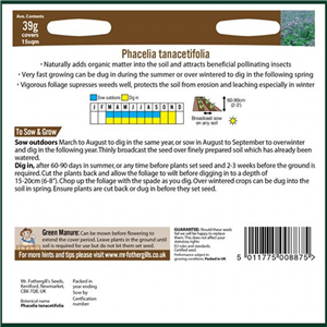 GREEN MANURE Phacelia tanacetifolia