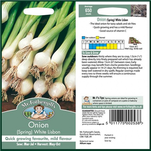 ONION (Spring) White Lisbon (twin pack)