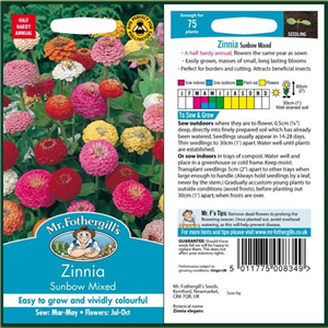 ZINNIA Sunbow Mixed