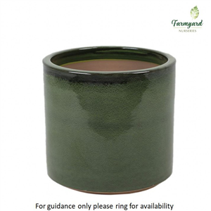 Woodlodge Jules Cylinder Pot Green