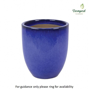 Woodlodge Jules Egg Pot Blue