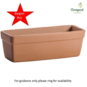 Woodlodge Liscia trough Pot 50cm